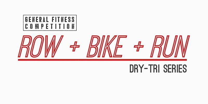 Indoor triathlon row online bike run