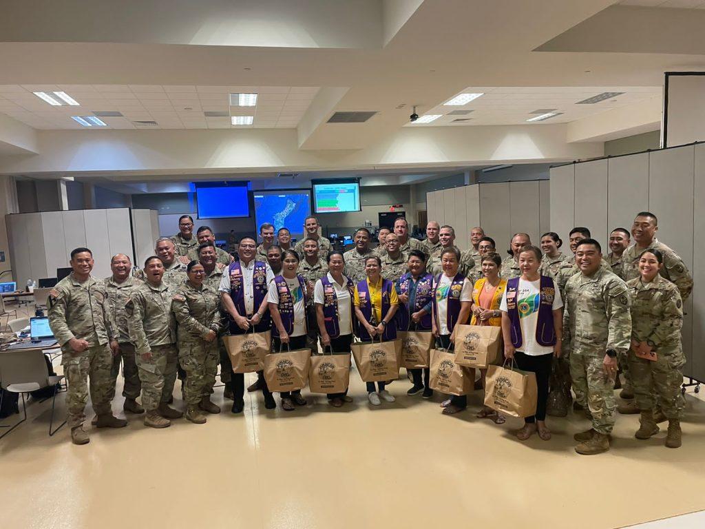 Guam National Guard thanks Lions Club for feeding them - KANDIT News Group