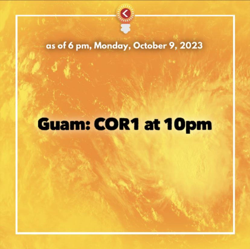 Storm Watch 16: Guam in COR1 at 10 p.m. - KANDIT News Group